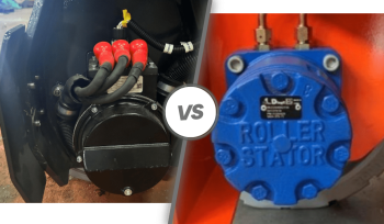Comparison of electric drive and hydraulic drive motors used in scissor lifts