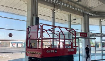 Diagram illustrating how a scissor lift works and its key components