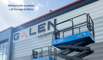 Galen Equipment ES1012 scissor lift manlift exported to Malta