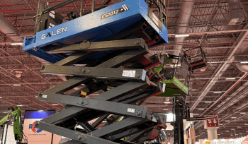 Galen Equipment elektrikli makaslı platform modelleri KOMATEK 2026 fuarında sergileniyor